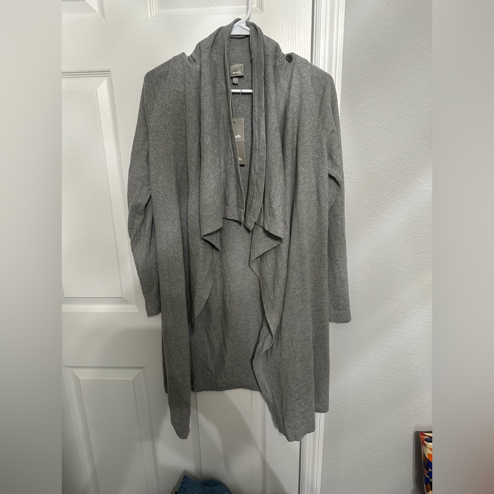 Bench Women's Gray Cardigan Sweater